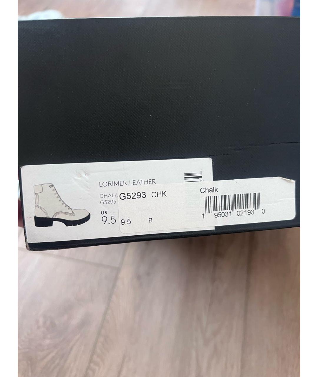 COACH Белые кожаные ботинки, фото 6