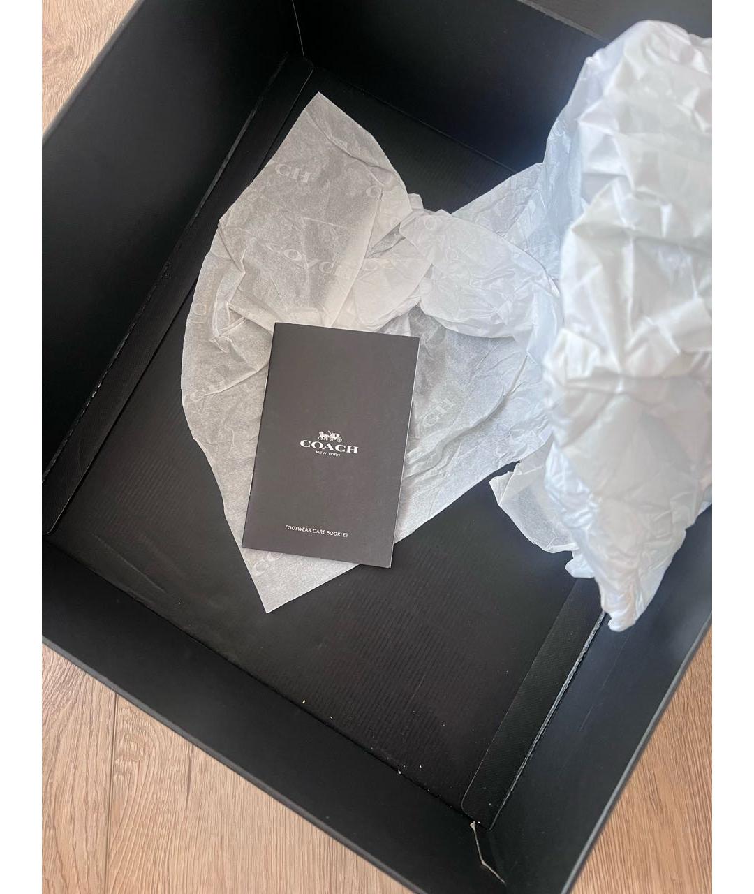 COACH Белые кожаные ботинки, фото 5