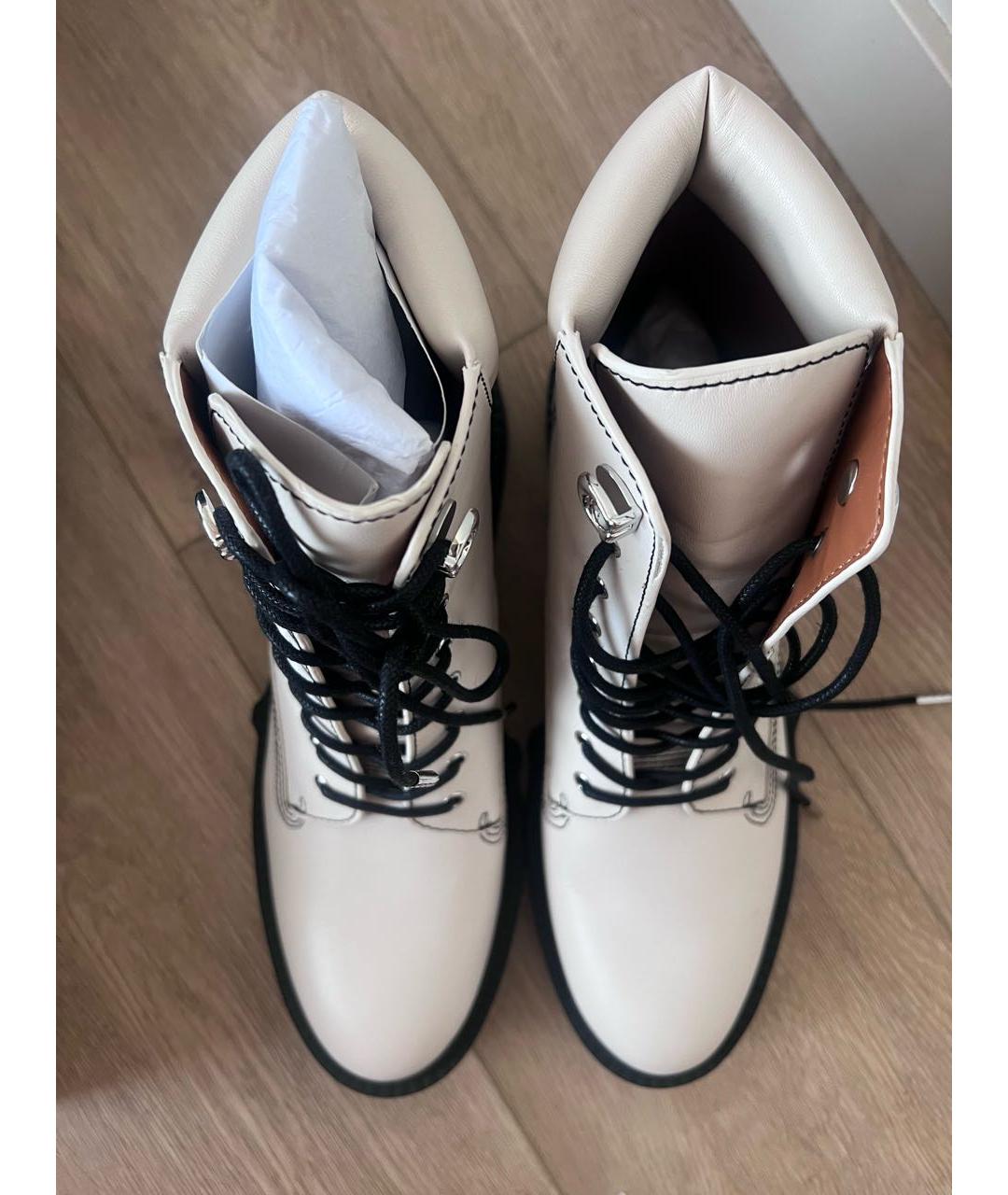 COACH Белые кожаные ботинки, фото 3