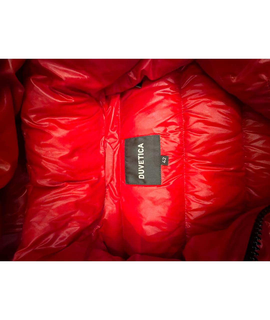 DUVETICA Красный пуховик, фото 3