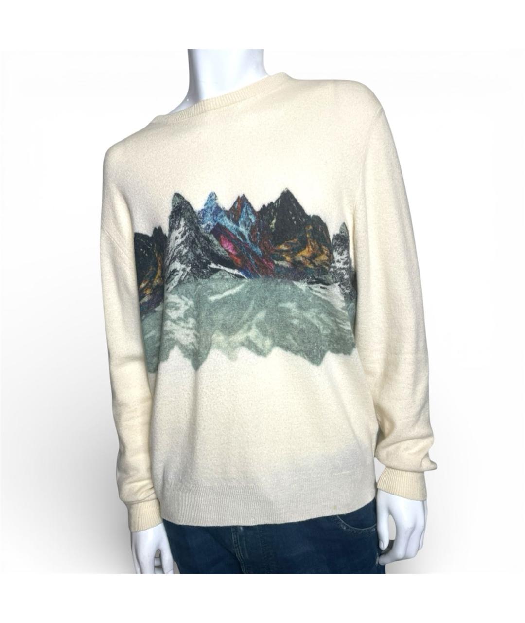 ETRO Бежевый шерстяной джемпер / свитер, фото 6