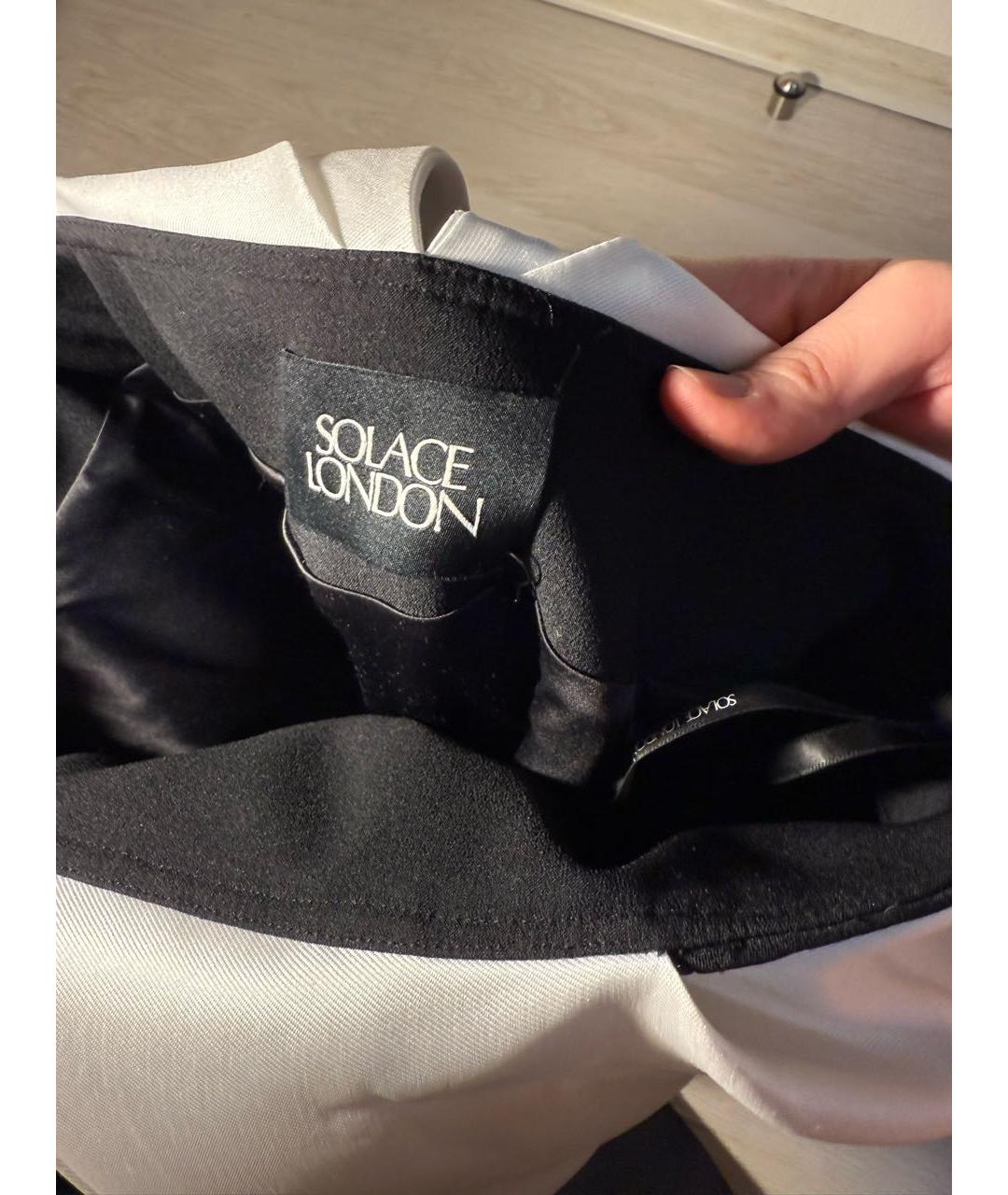 SOLACE LONDON Черный полиэстеровый комбинезон, фото 4