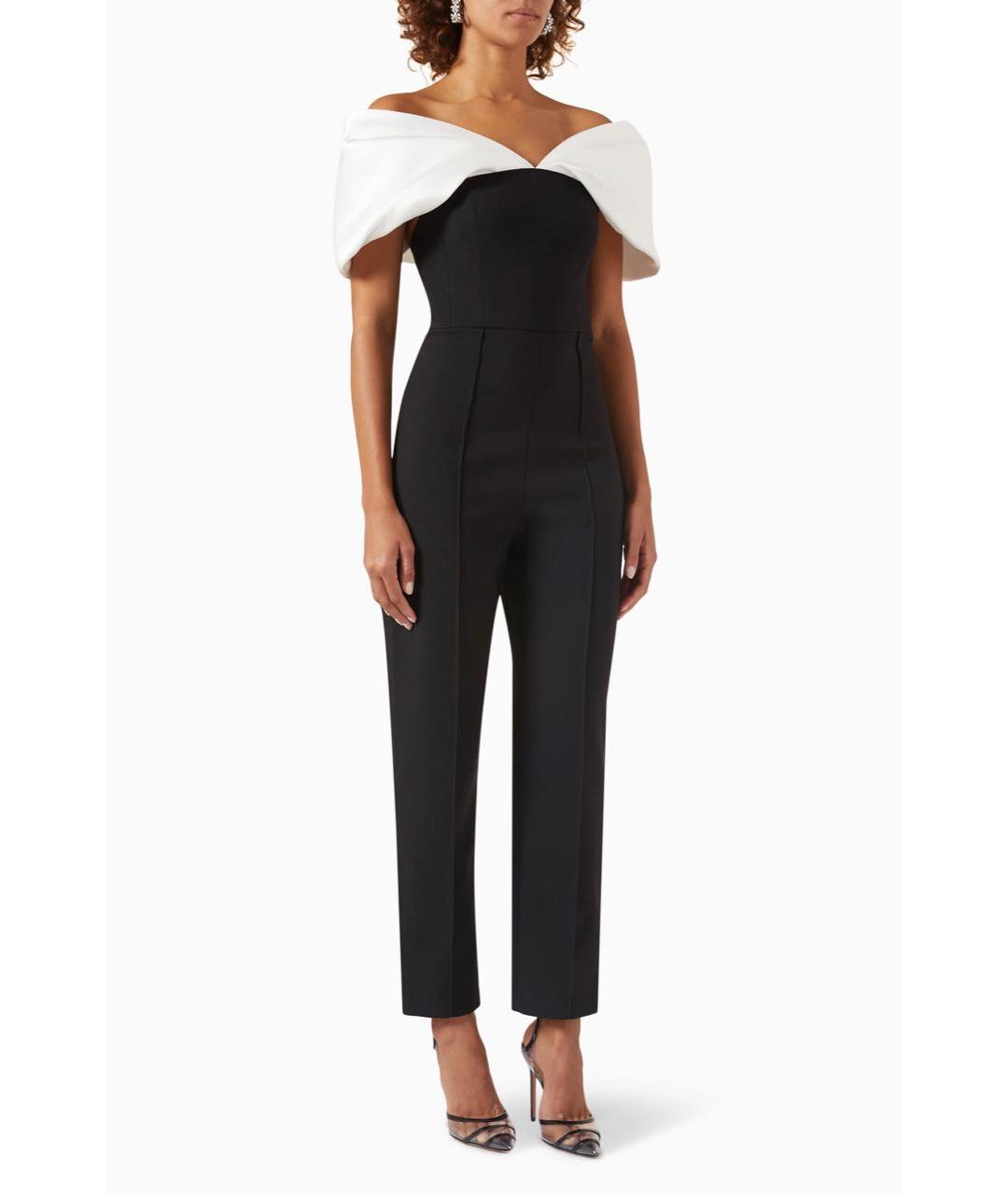 SOLACE LONDON Черный полиэстеровый комбинезон, фото 8