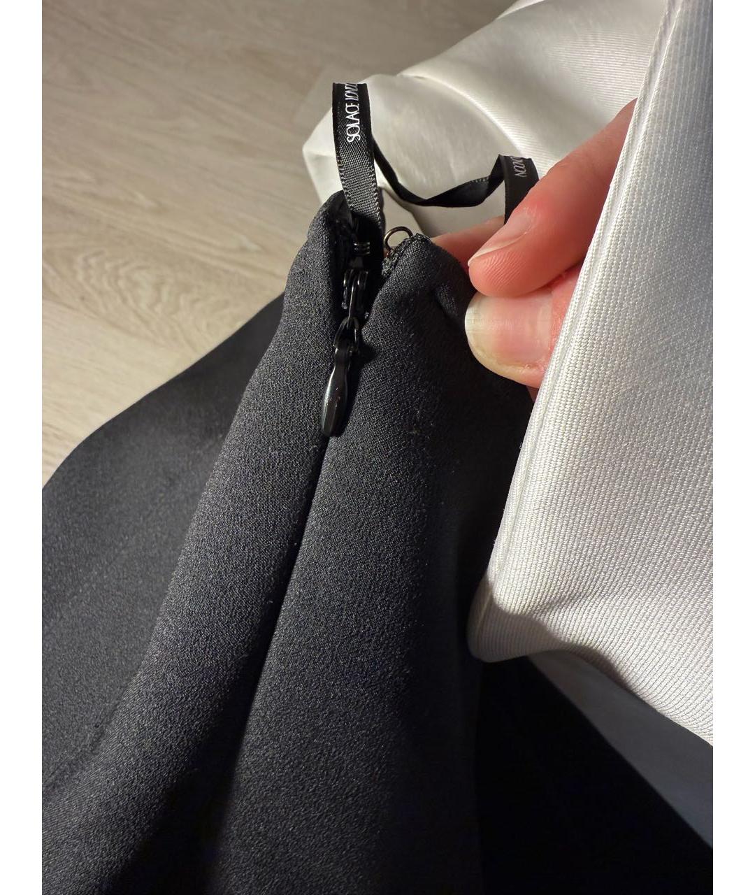 SOLACE LONDON Черный полиэстеровый комбинезон, фото 3