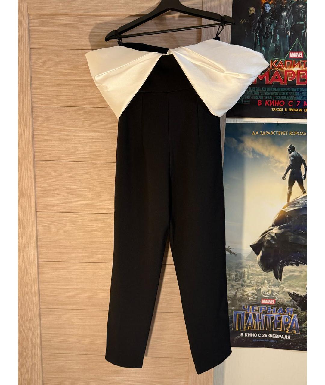 SOLACE LONDON Черный полиэстеровый комбинезон, фото 2