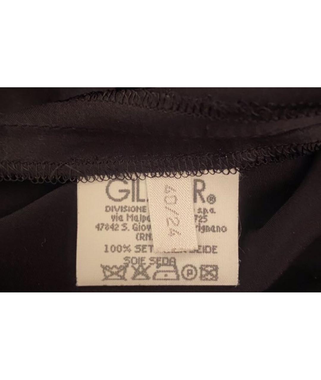 ICEBERG Черные шелковые брюки широкие, фото 6