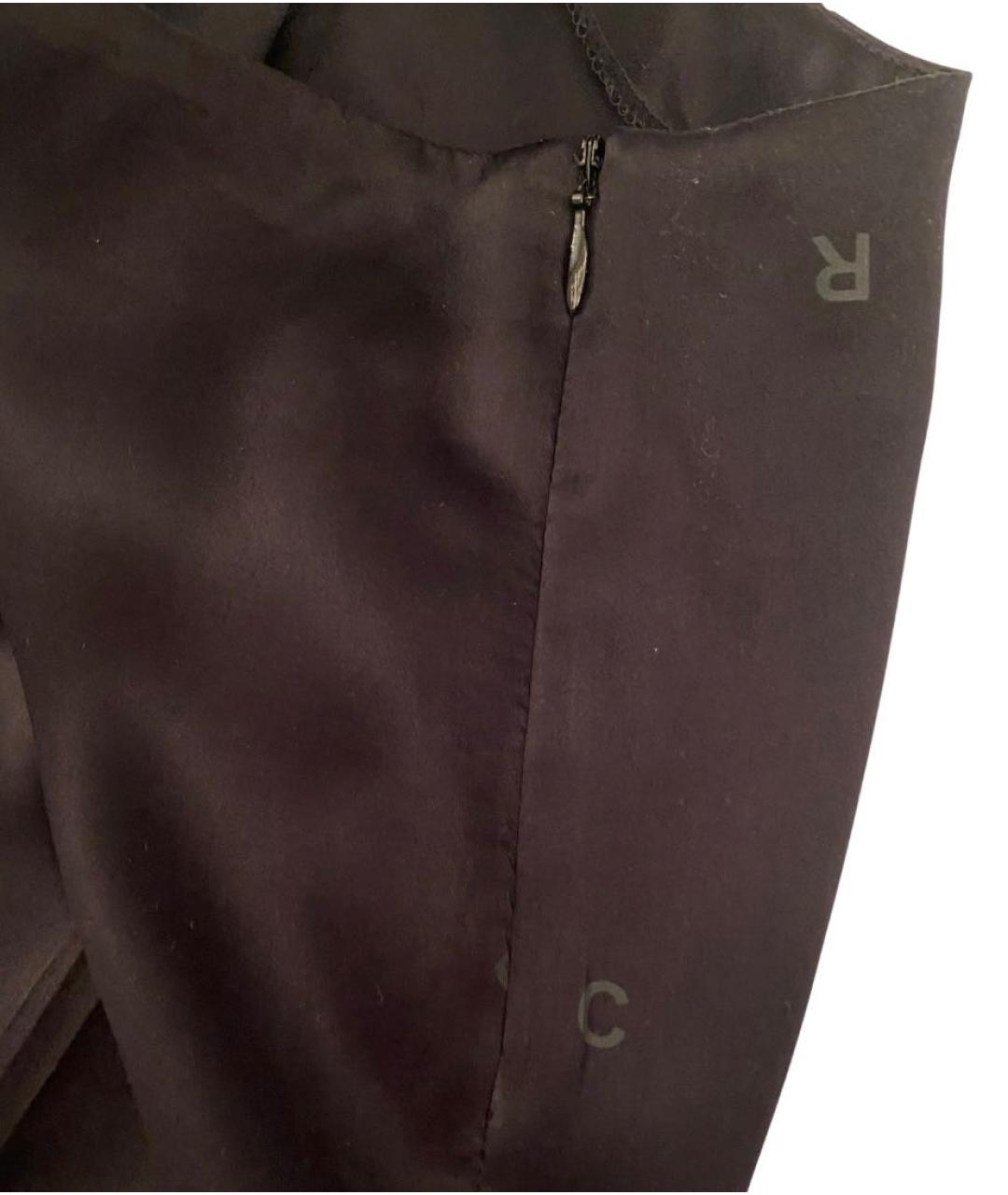 ICEBERG Черные шелковые брюки широкие, фото 4