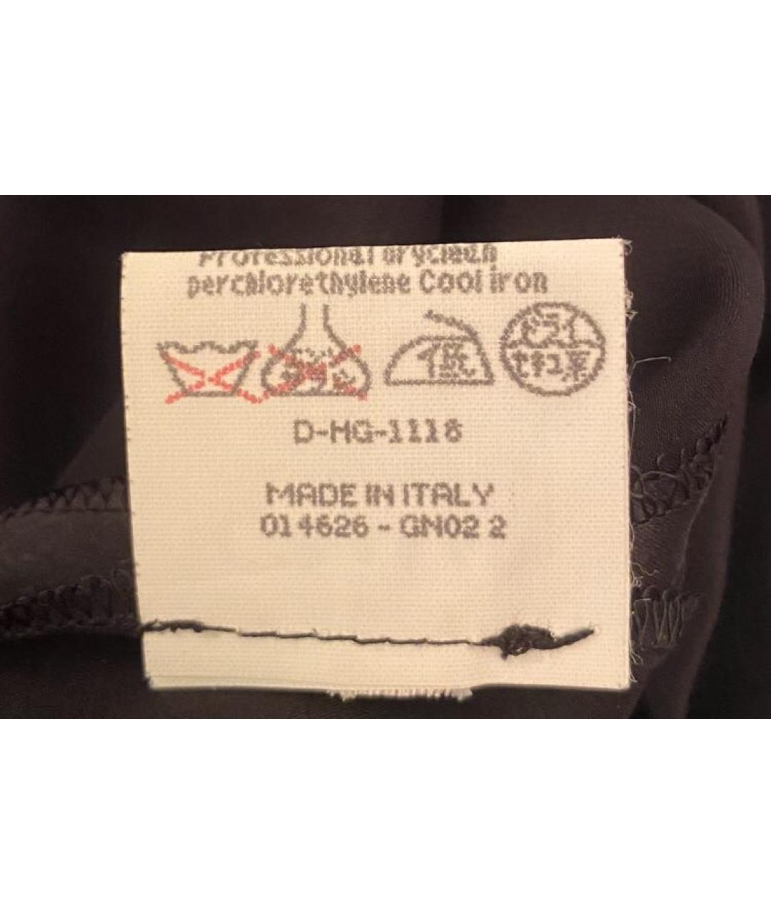 ICEBERG Черные шелковые брюки широкие, фото 8