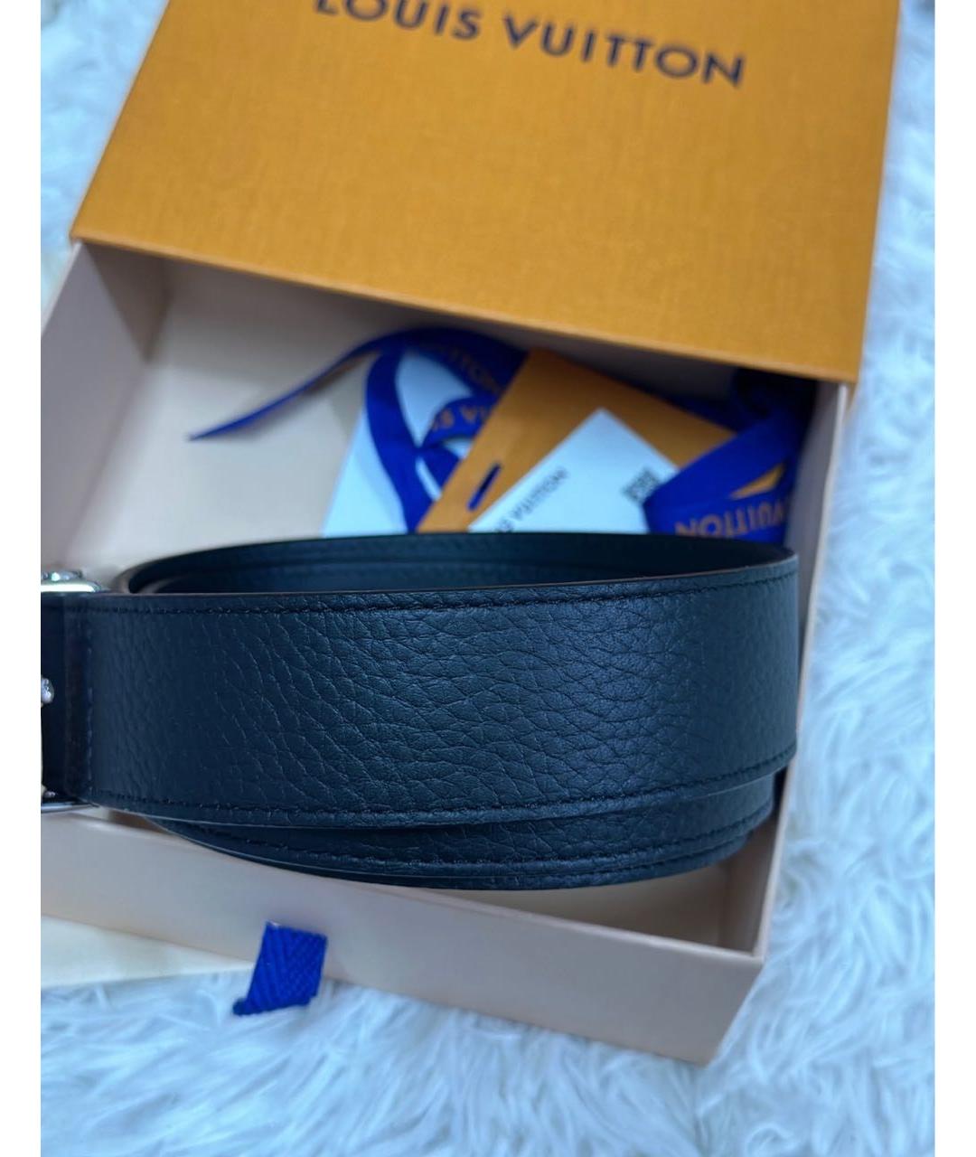 LOUIS VUITTON Черный ремень, фото 6
