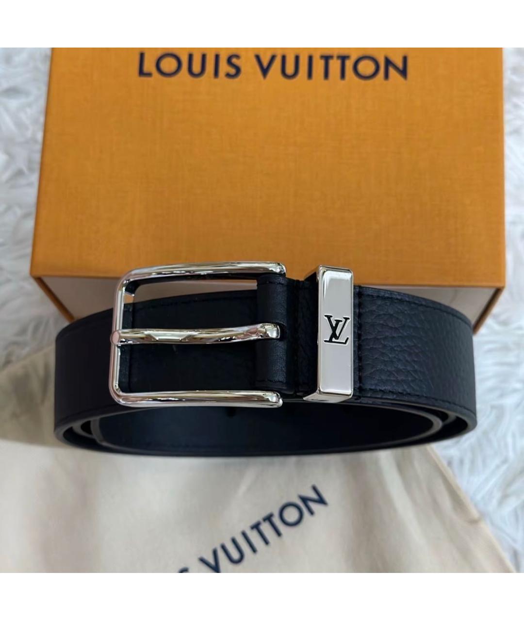 LOUIS VUITTON Черный ремень, фото 4