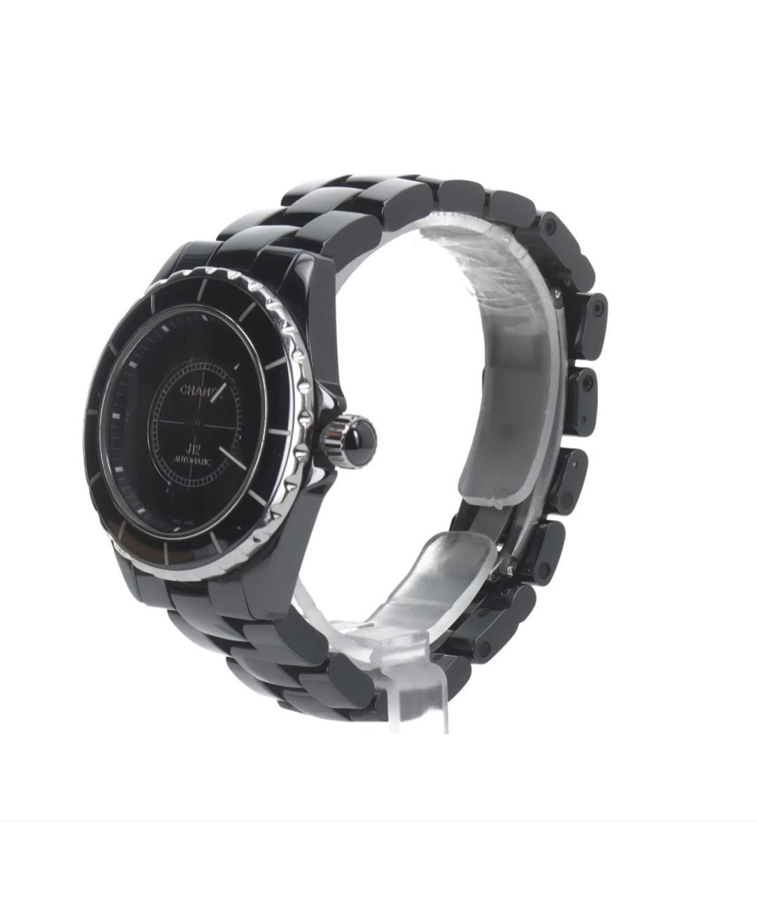 CHANEL Антрацитовые часы, фото 2