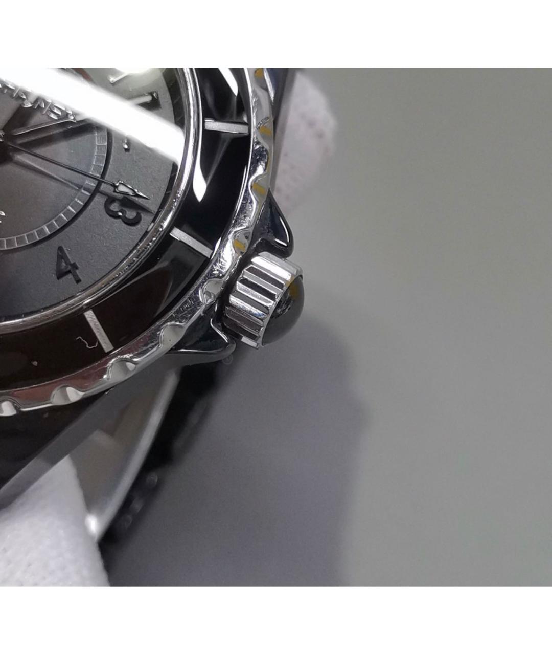 CHANEL Антрацитовые часы, фото 8