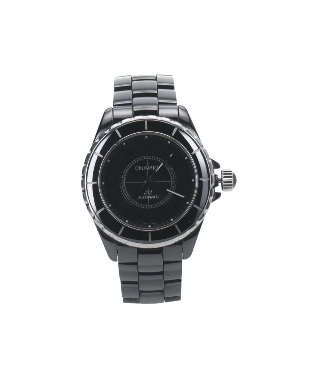 CHANEL Антрацитовые часы, фото 1