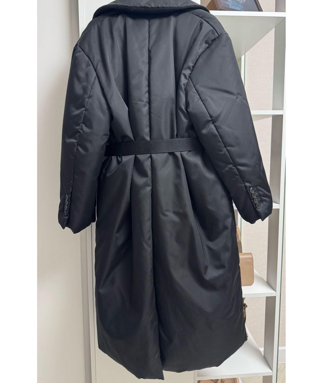 PRADA Черный полиамидовый пуховик, фото 2