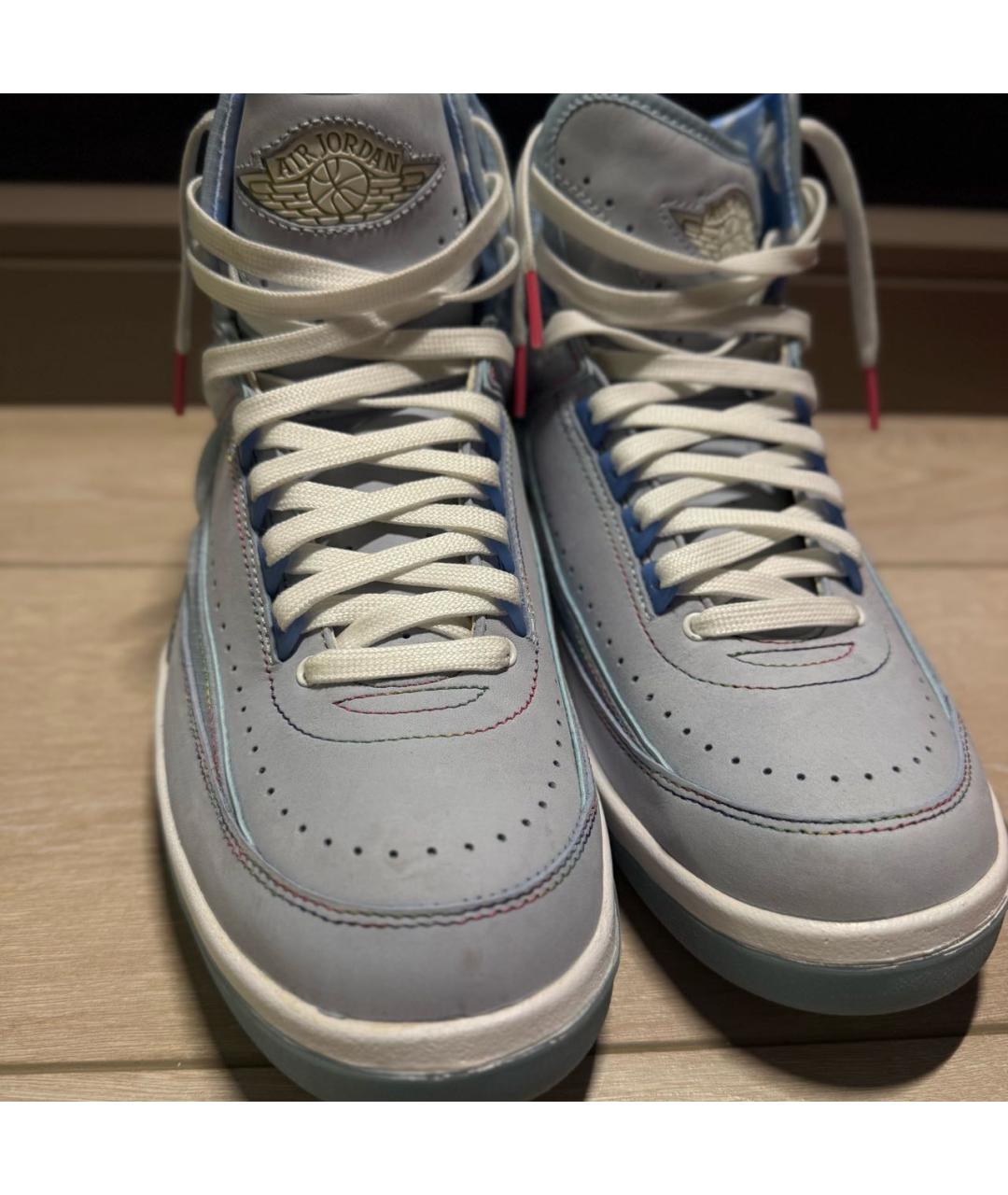 JORDAN Голубые высокие кроссовки / кеды, фото 7