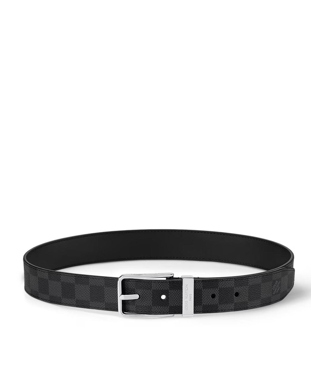 LOUIS VUITTON Черный ремень, фото 5