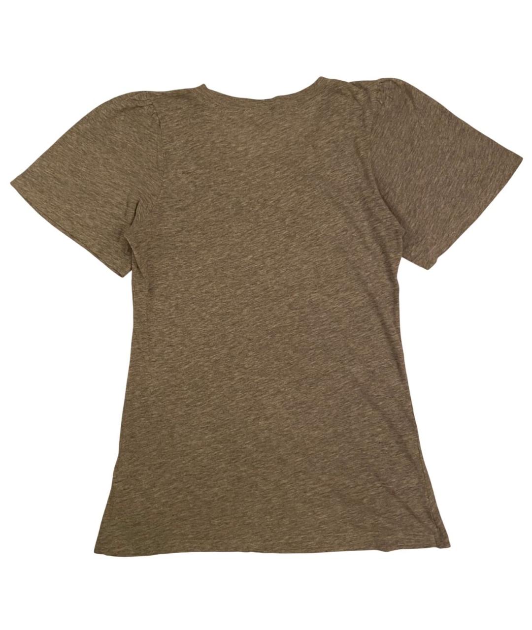 JUICY COUTURE Серая хлопковая футболка, фото 2