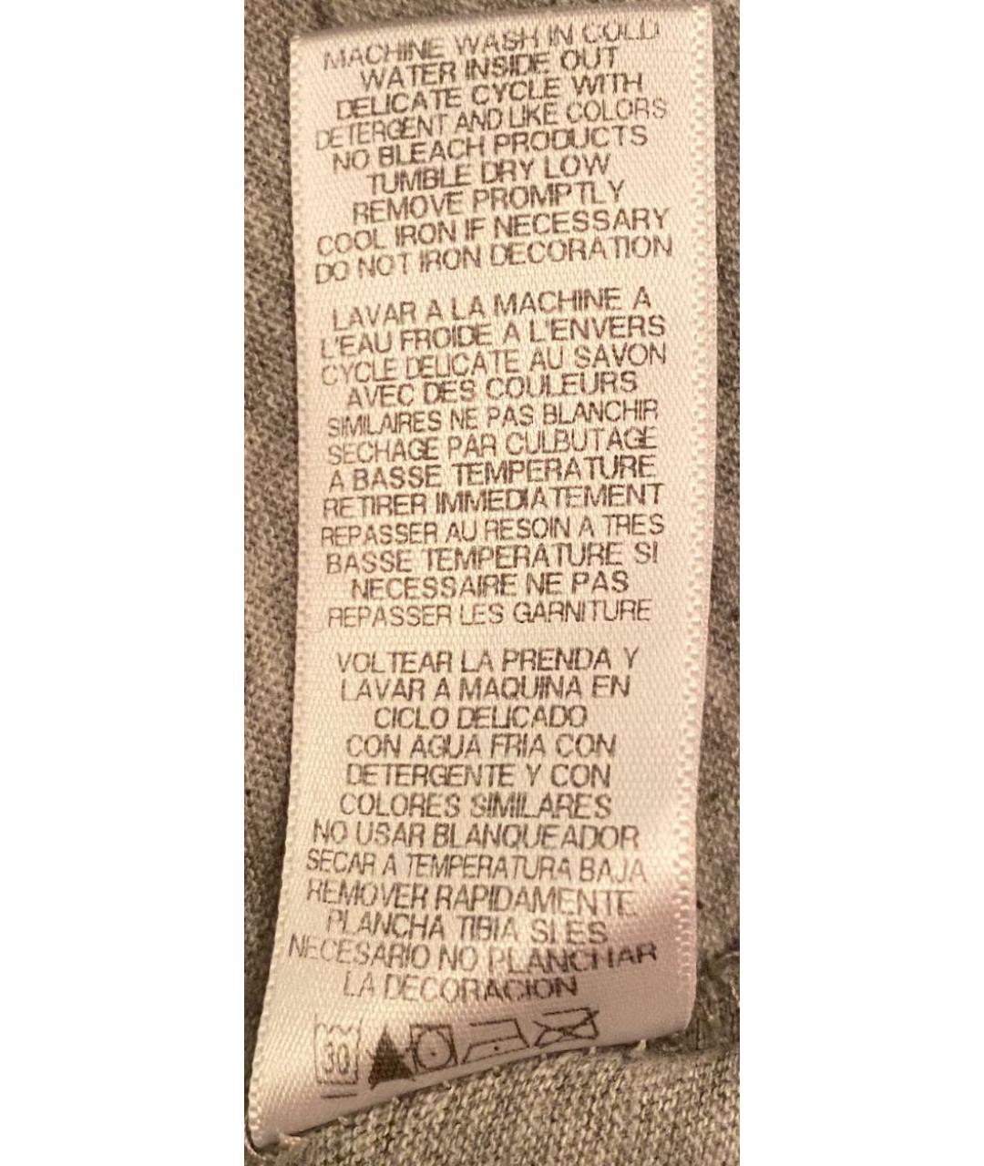 JUICY COUTURE Серая хлопковая футболка, фото 5