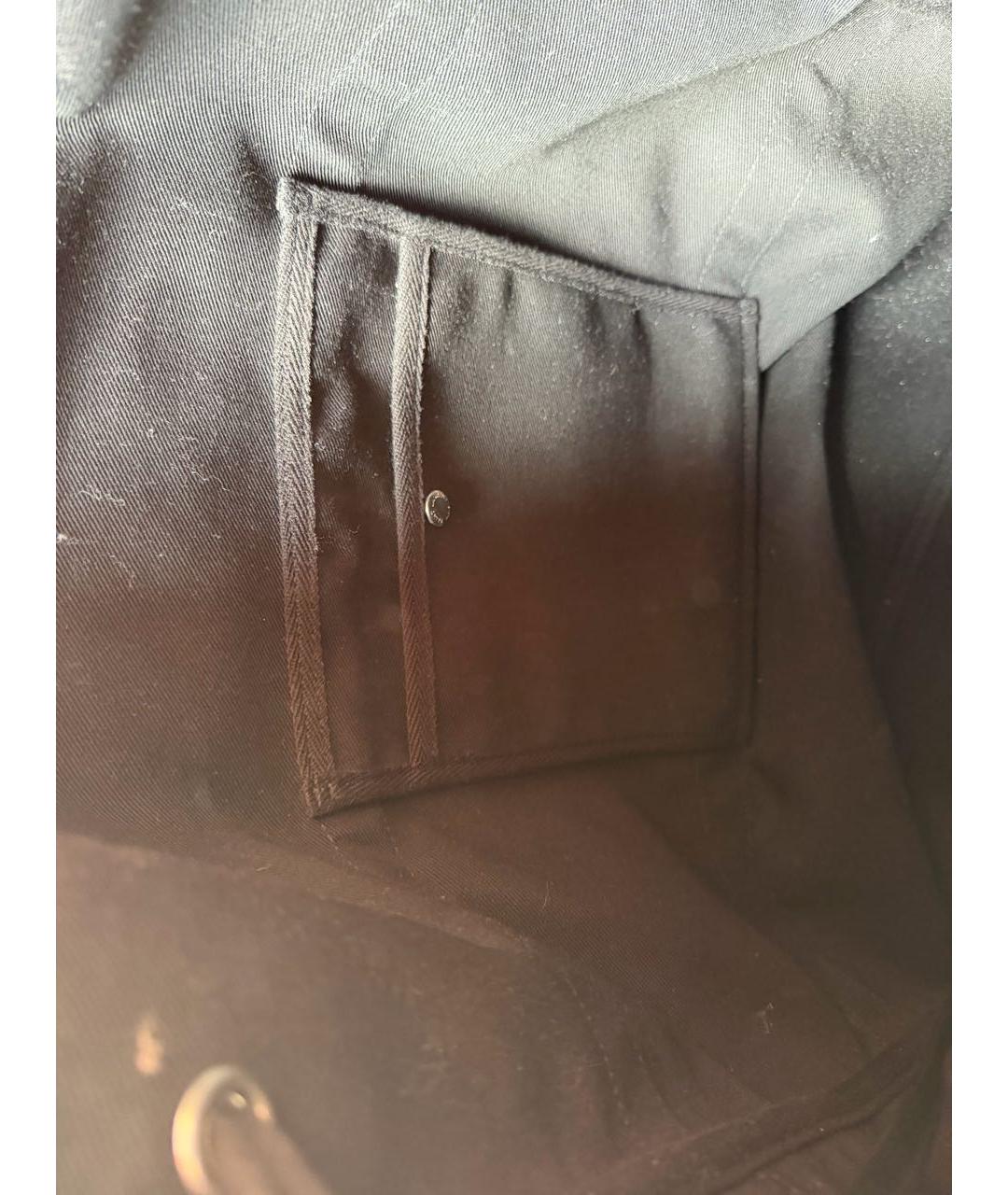 SAINT LAURENT Черный хлопковый рюкзак, фото 5