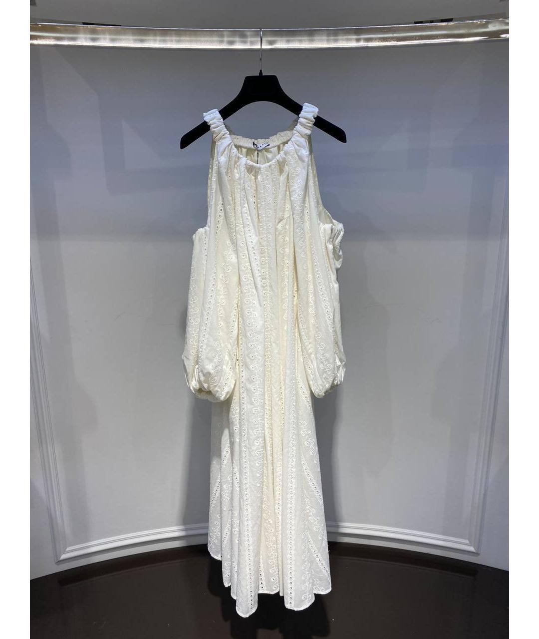 REJINA PYO Белое повседневное платье, фото 4