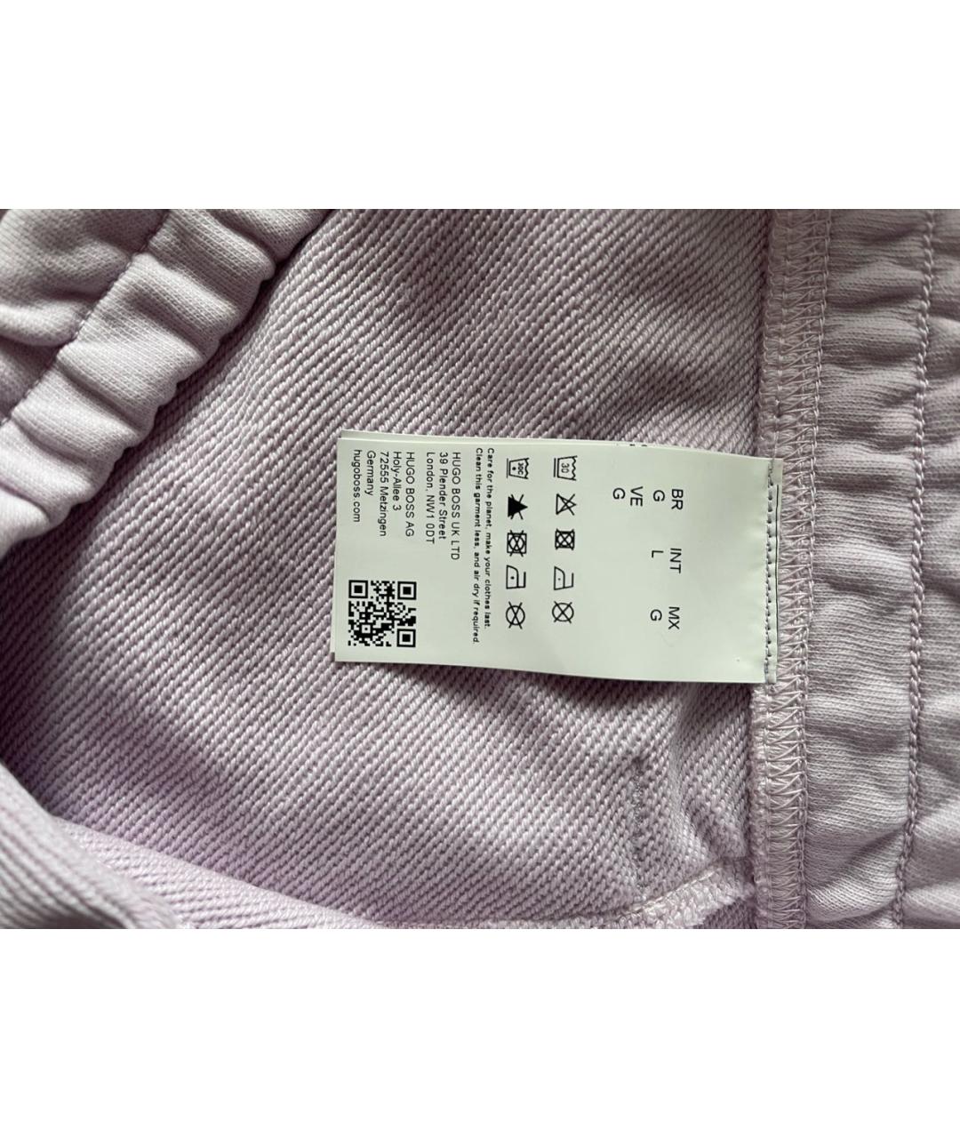 HUGO BOSS Розовые хлопковые шорты, фото 6