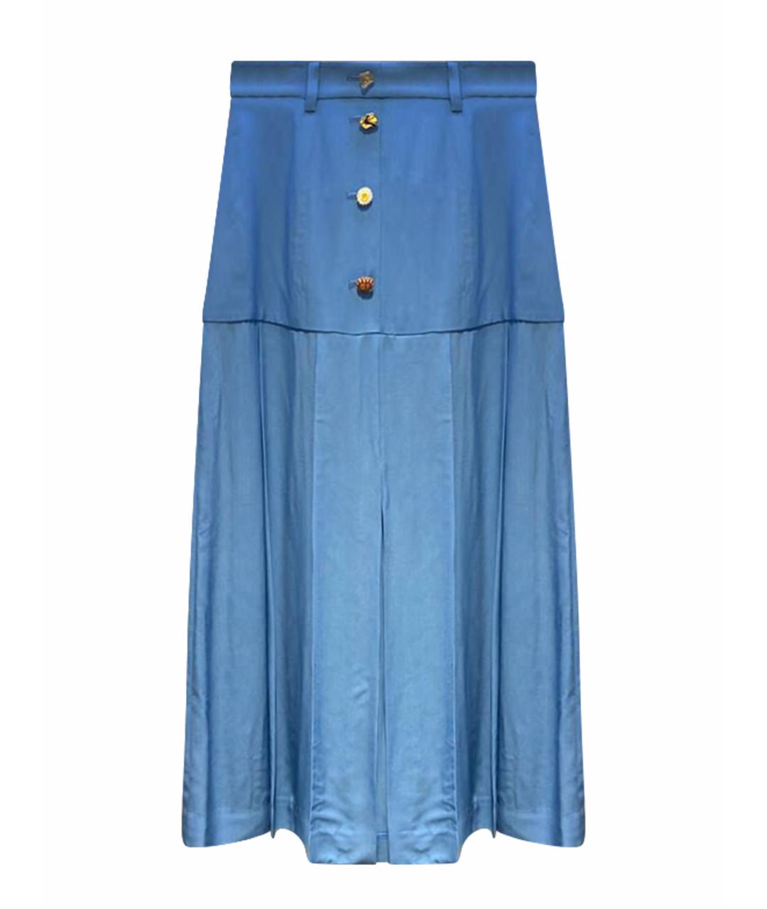 REJINA PYO Голубая юбка макси, фото 1