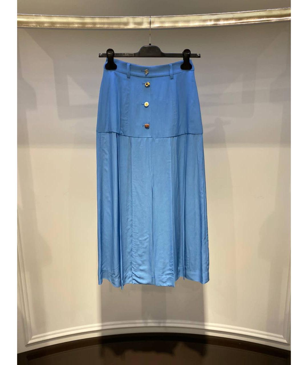 REJINA PYO Голубая юбка макси, фото 4