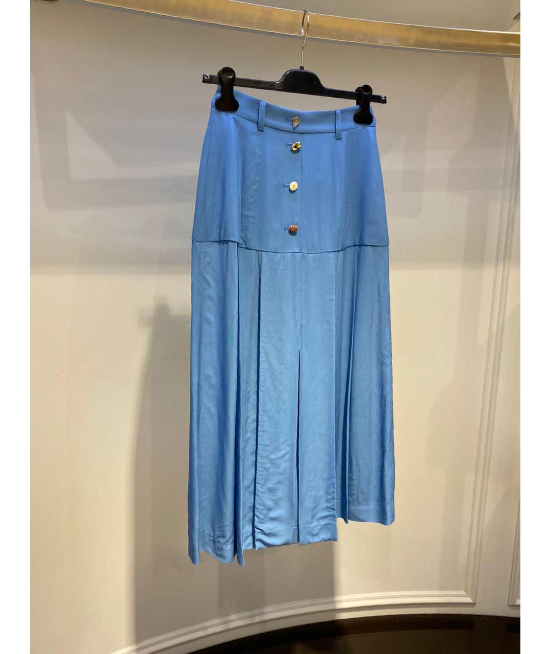 REJINA PYO Голубая юбка макси, фото 2