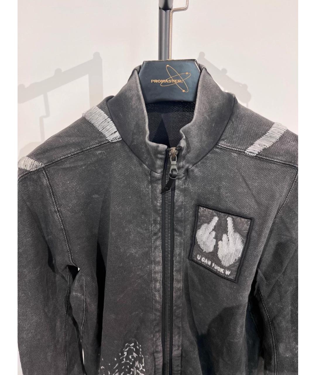 BORIS BIDJAN Черная деним куртка, фото 3