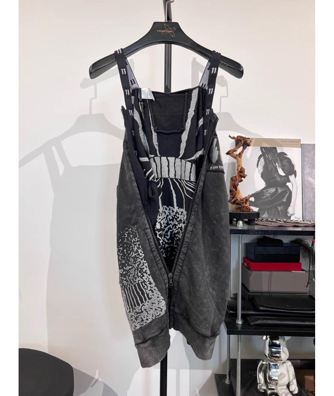 BORIS BIDJAN Черная деним куртка, фото 2