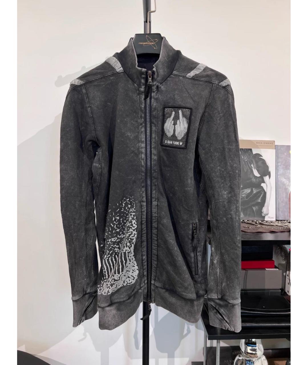 BORIS BIDJAN Черная деним куртка, фото 8