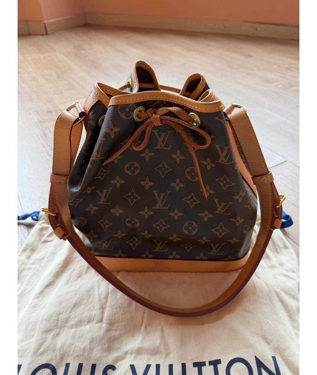 LOUIS VUITTON Коричневая сумка тоут, фото 9