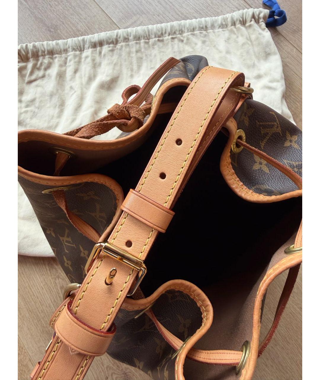 LOUIS VUITTON Коричневая сумка тоут, фото 8