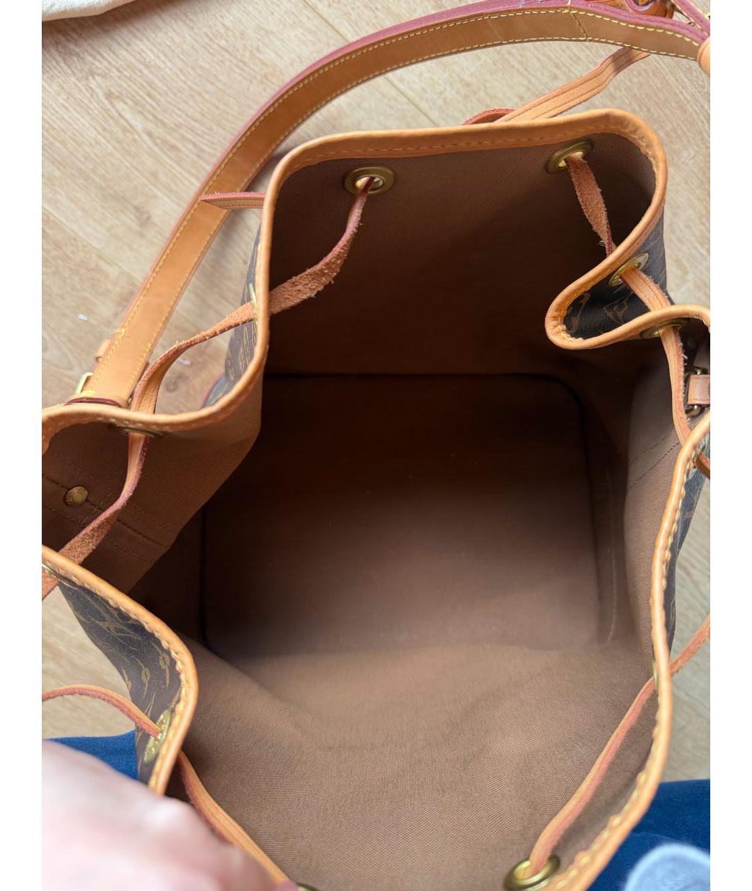 LOUIS VUITTON Коричневая сумка тоут, фото 4