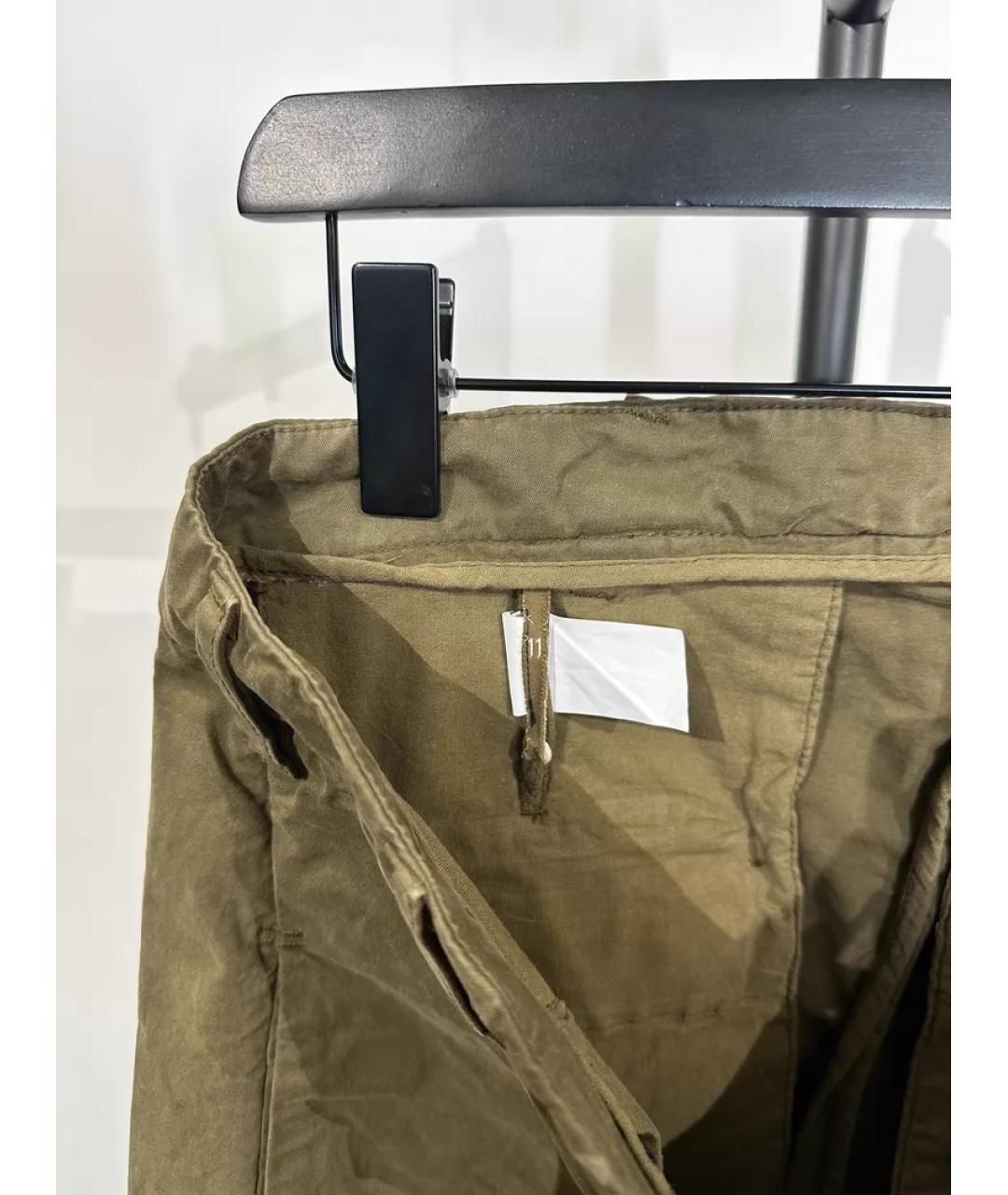BORIS BIDJAN Хаки классические брюки, фото 7