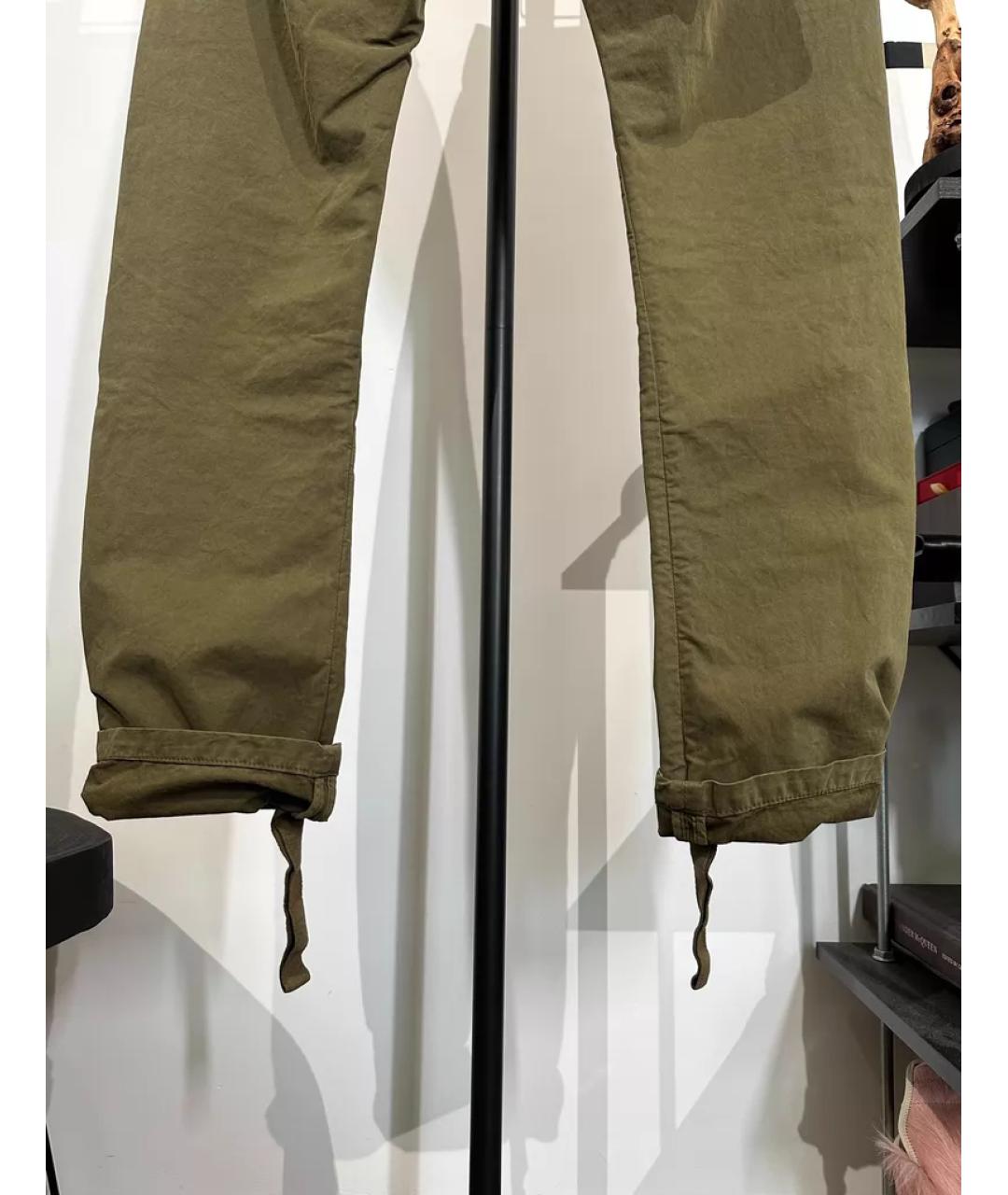 BORIS BIDJAN Хаки классические брюки, фото 5