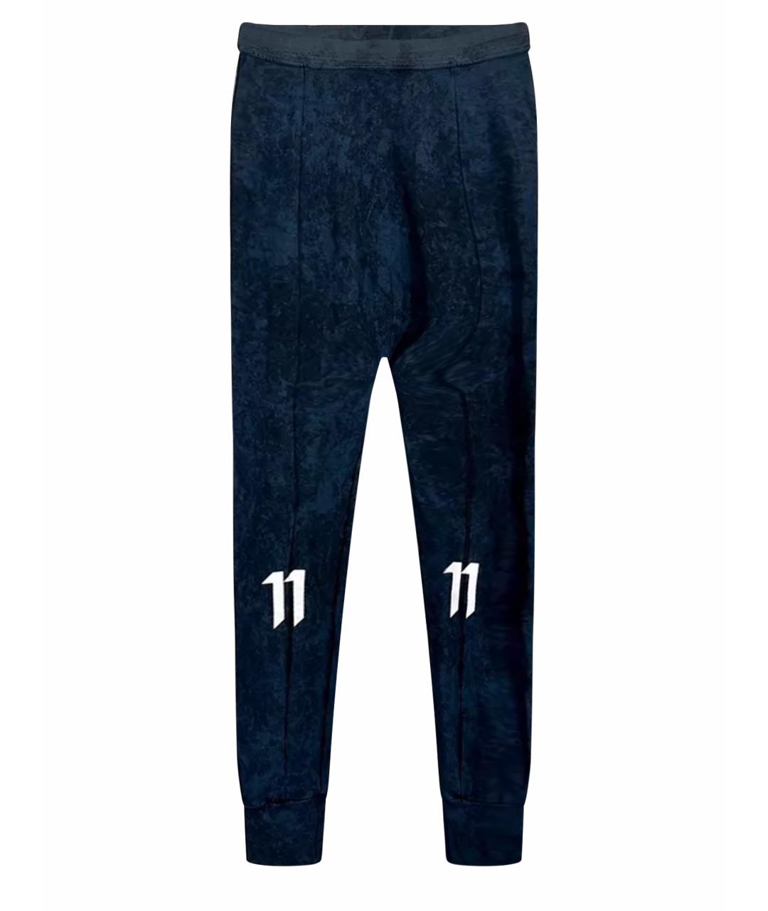 BORIS BIDJAN Темно-синие синтетические спортивные брюки и шорты, фото 1