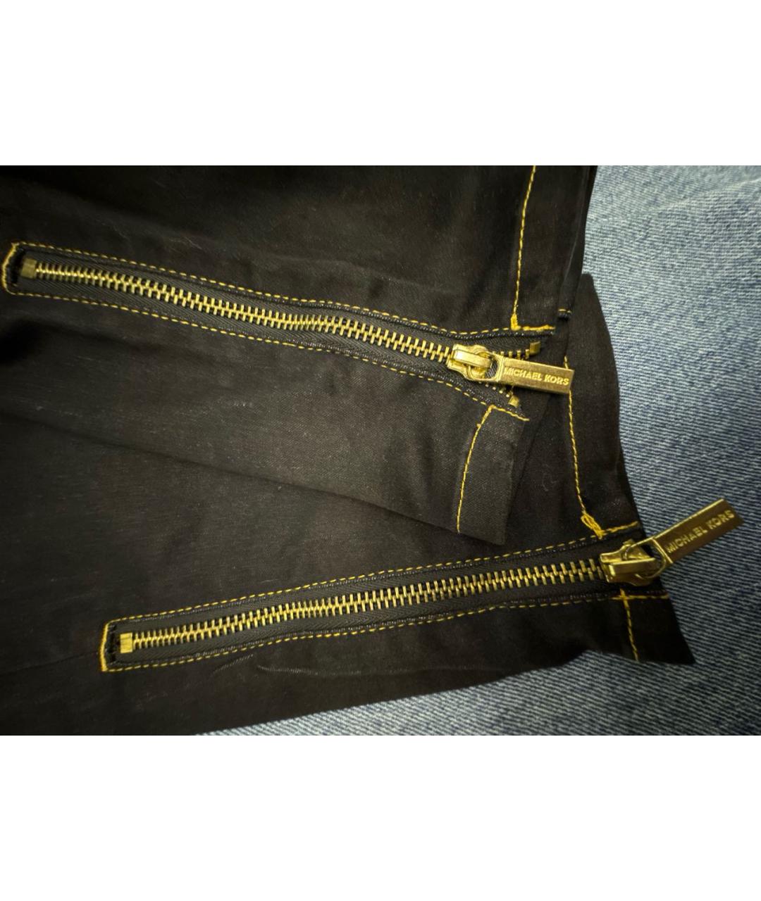 MICHAEL KORS Черные хлопко-эластановые джинсы слим, фото 5