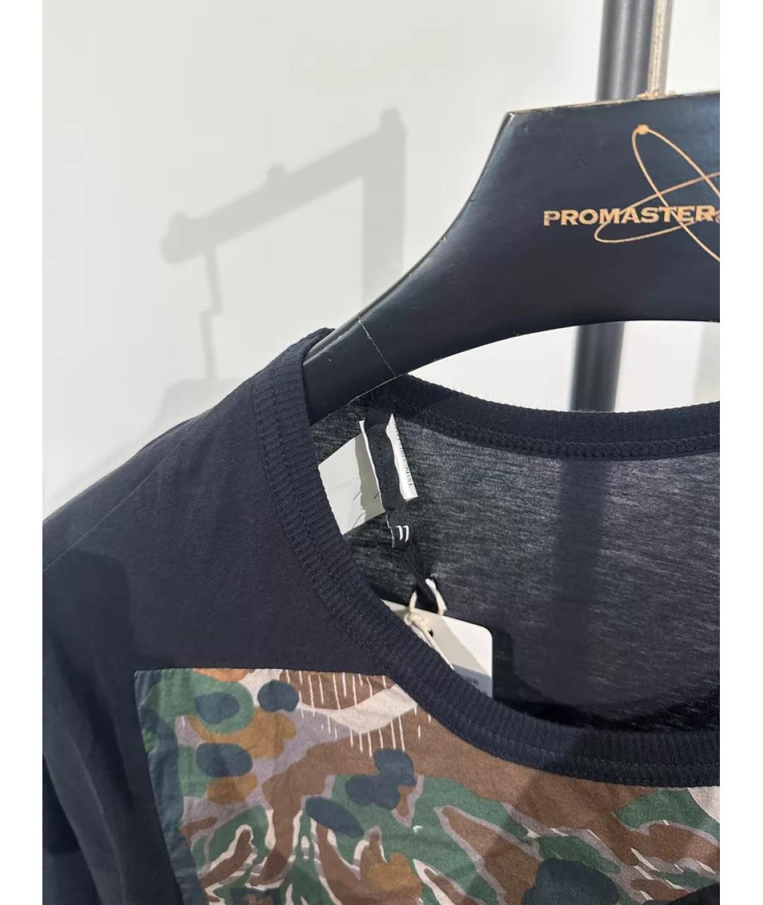 BORIS BIDJAN Черная хлопковая футболка, фото 5