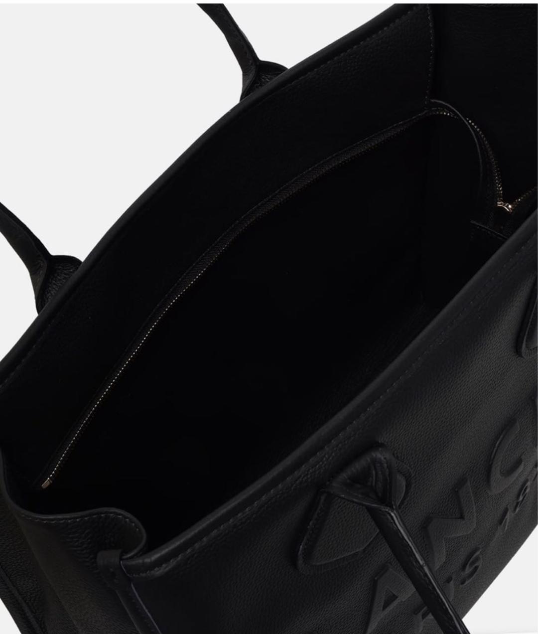 LANCEL Черная кожаная сумка тоут, фото 3