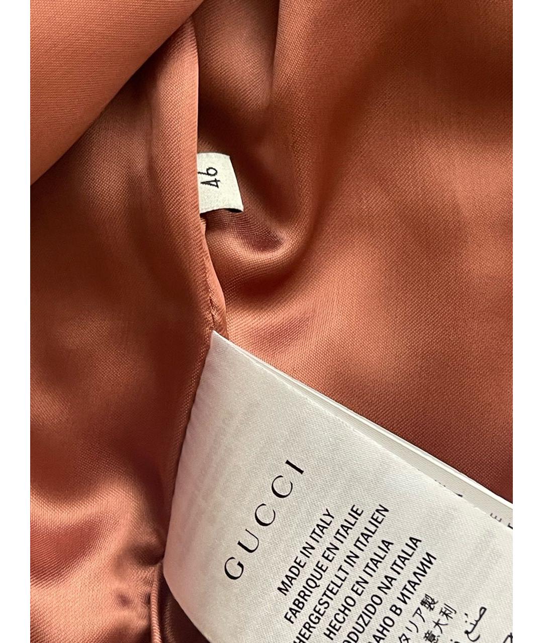 GUCCI Черная кожаная куртка, фото 5