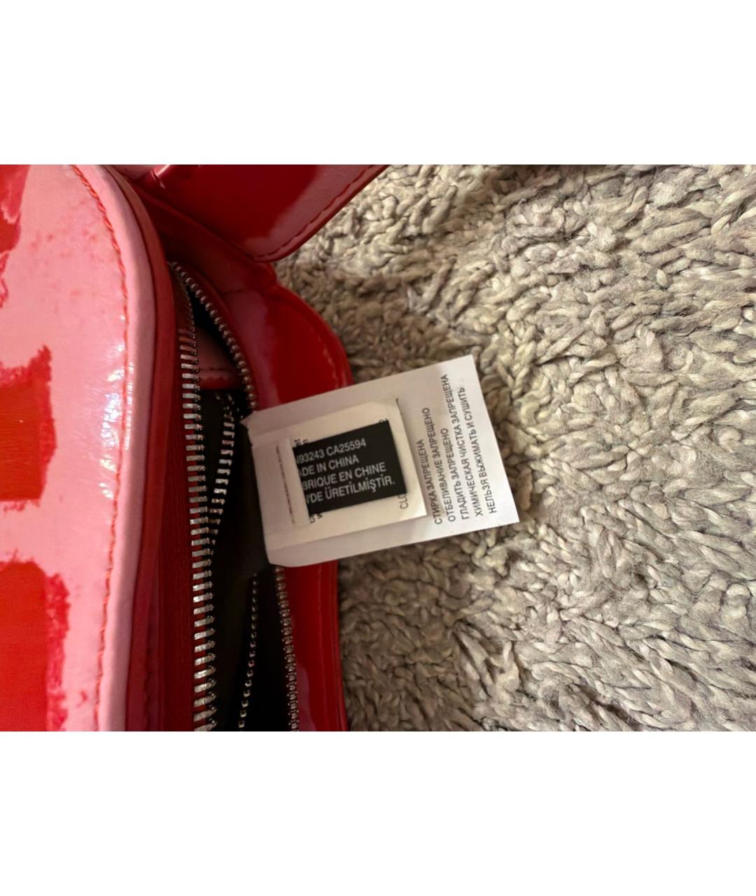 DIESEL Розовая сумка с короткими ручками из искусственной кожи, фото 5