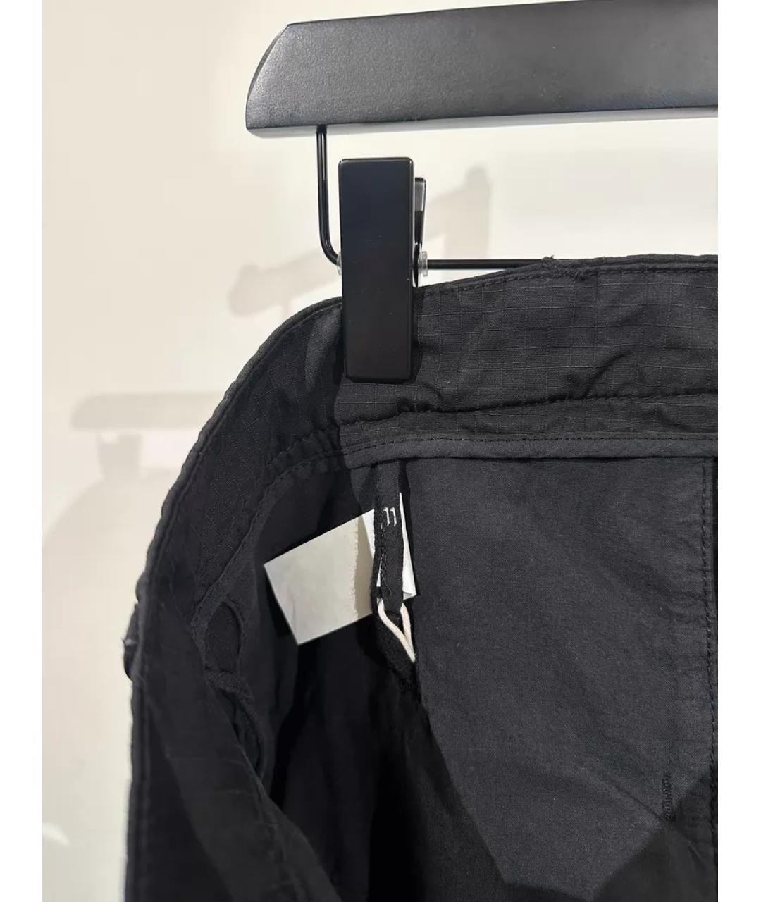 BORIS BIDJAN Черные хлопковые классические брюки, фото 5