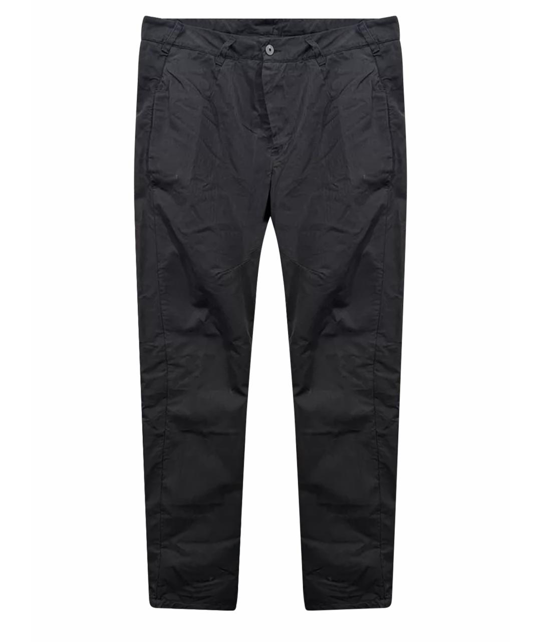 BORIS BIDJAN Черные хлопковые классические брюки, фото 1