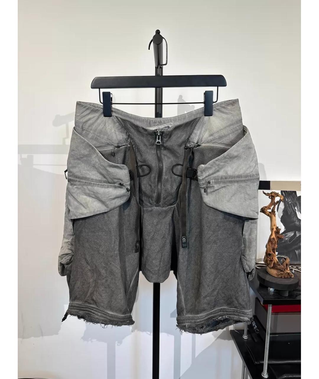 KENZO Серые шорты, фото 9