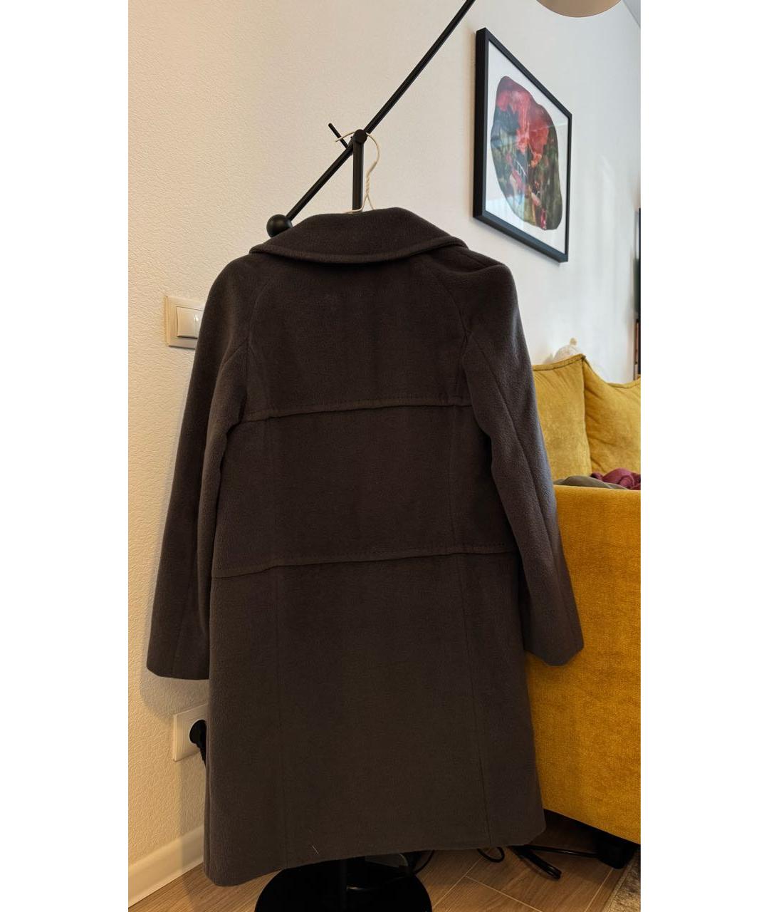 MARELLA Антрацитовое шерстяное пальто, фото 2