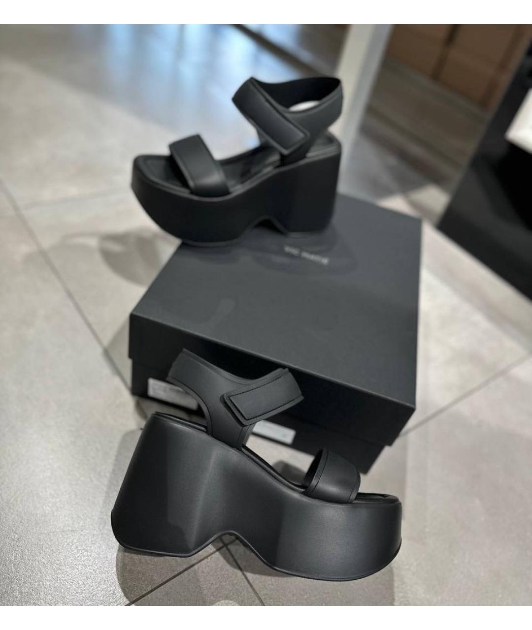 VIC MATIE Черные босоножки, фото 4