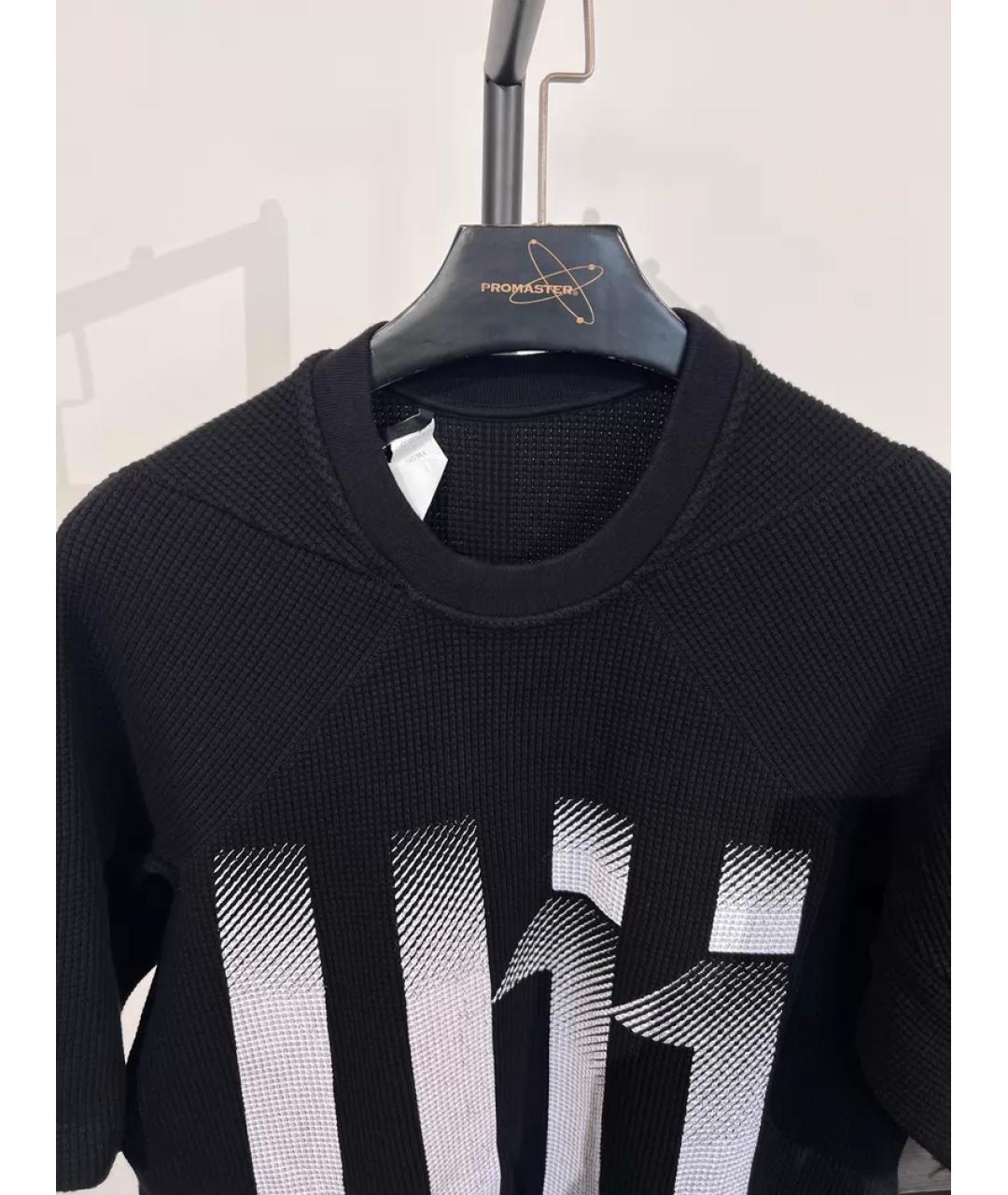 BORIS BIDJAN Черный хлопковый джемпер / свитер, фото 2