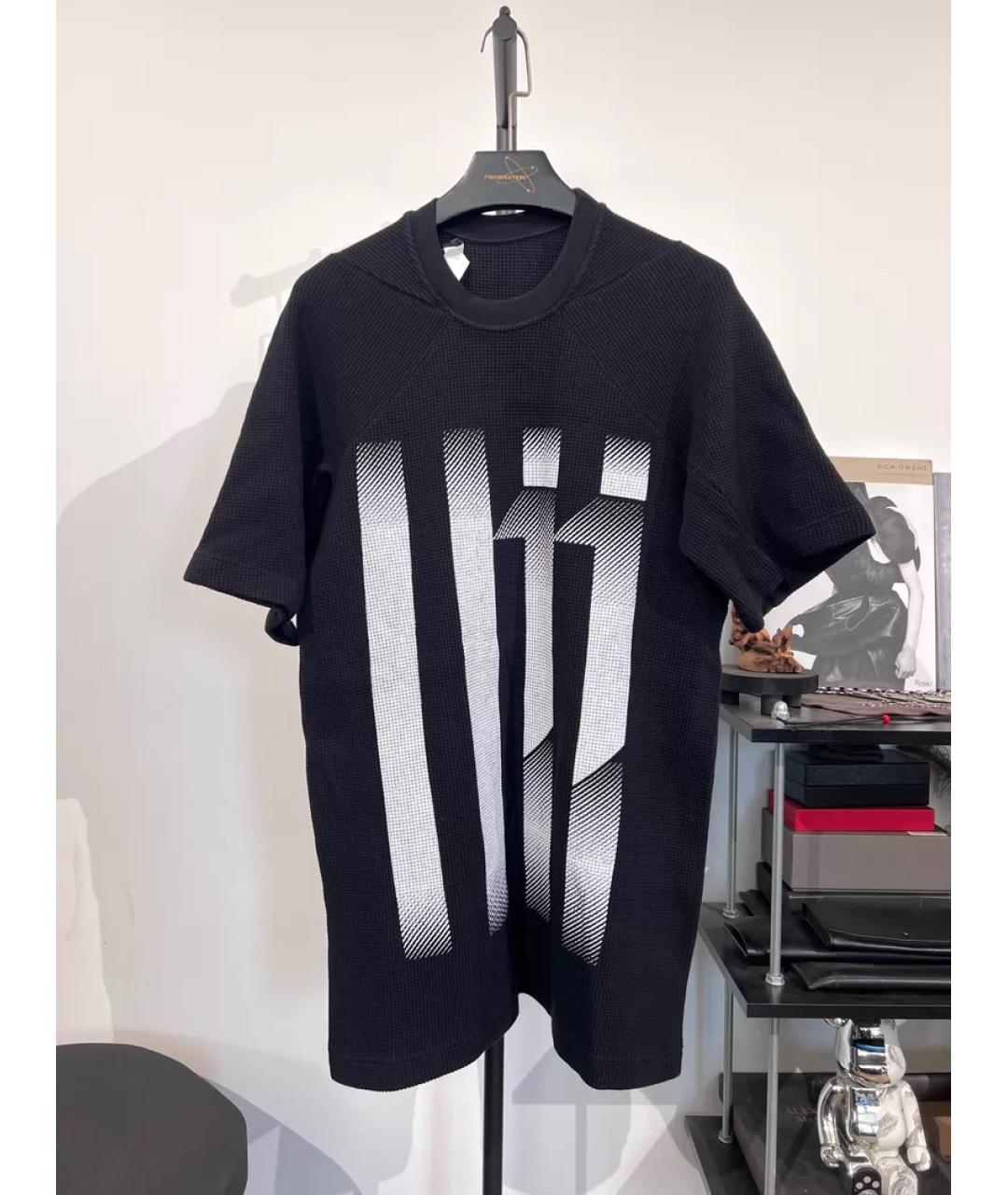 BORIS BIDJAN Черный хлопковый джемпер / свитер, фото 6