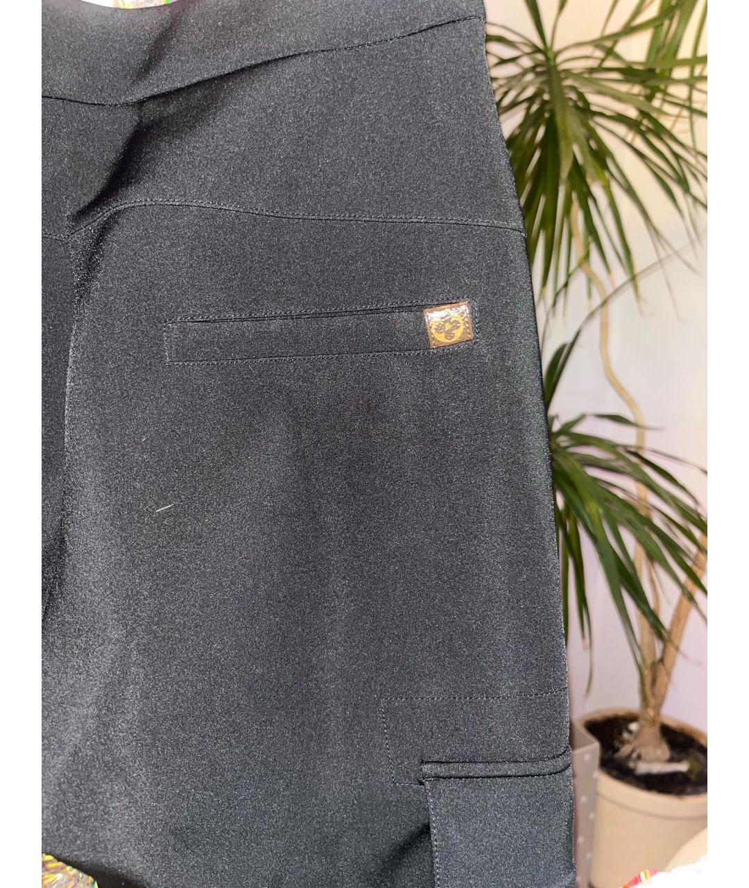 LOUIS VUITTON Черные полиамидовые брюки широкие, фото 7